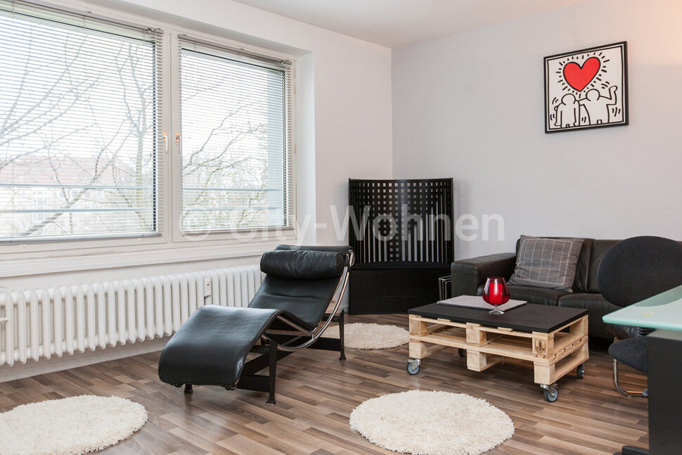 moeblierte Wohnung mieten in Hamburg Eilbek/Eilbeker Weg. Wohnbereich