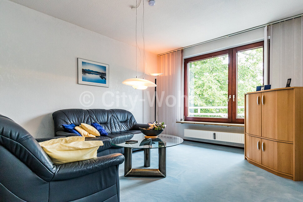 Alquilar apartamento amueblado en Hamburgo Barmbek/Schwalbenstraße.  salón