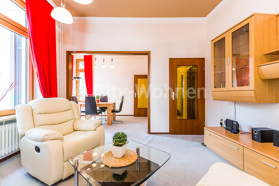 furnished apartement for rent in Hamburg Winterhude/Baumkamp.  living room