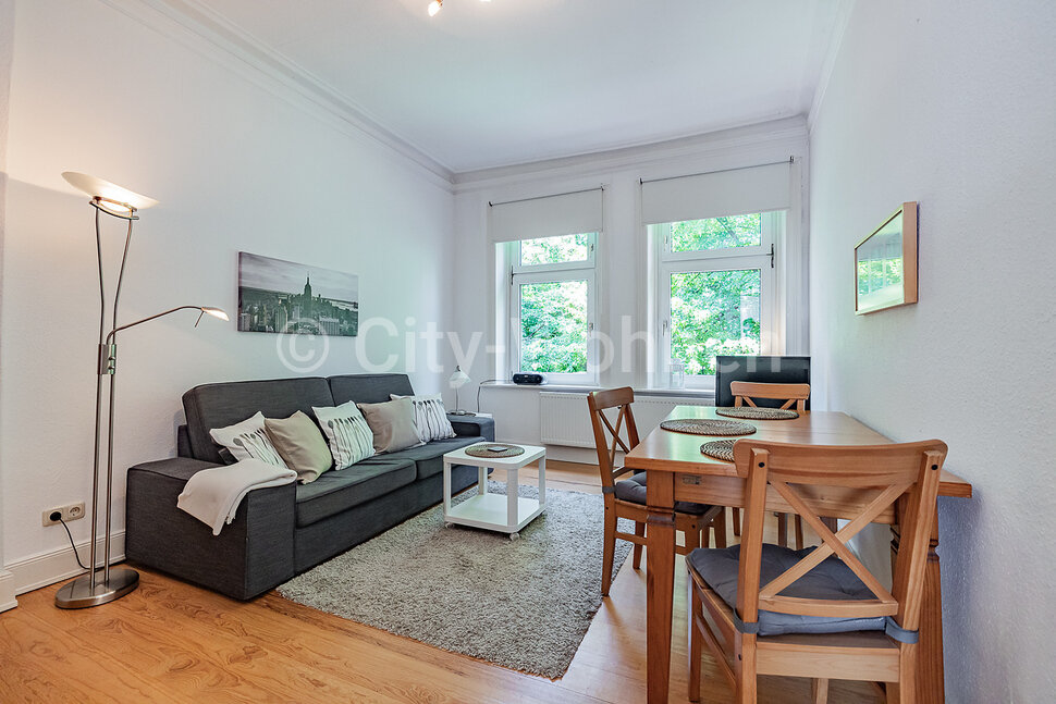 moeblierte Wohnung mieten in Hamburg Altona/Zeiseweg.
