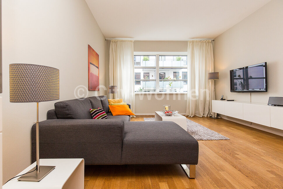 furnished apartement for rent in Hamburg St. Pauli/Wohlwillstraße.  living area