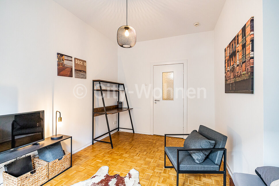 Furnished apartment with balcony in a quiet location in HamburgWinterhude CityWohnen