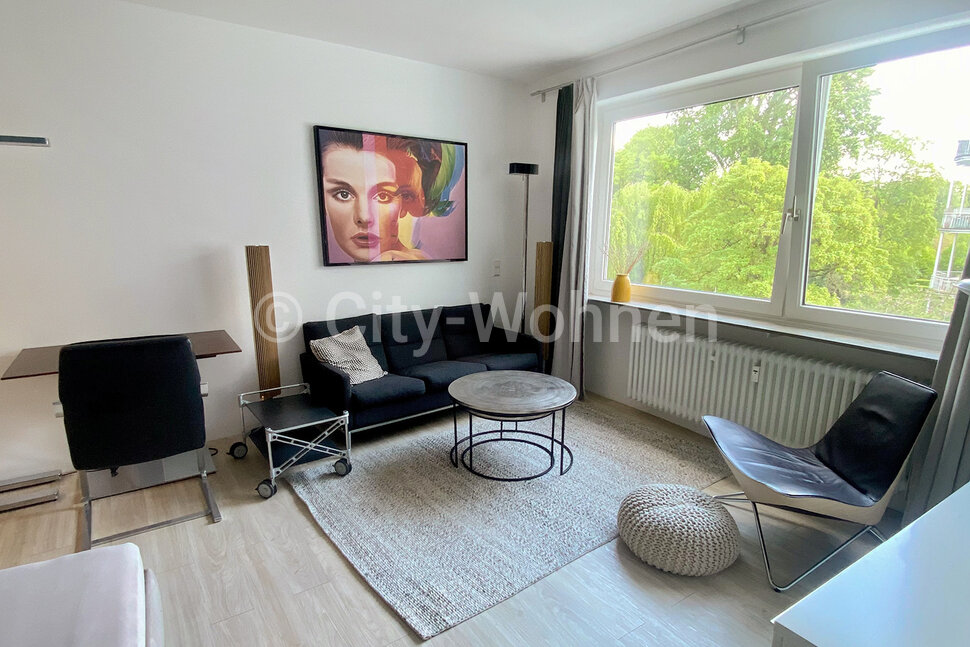furnished apartement for rent in Hamburg Uhlenhorst/Schwanenwik.  