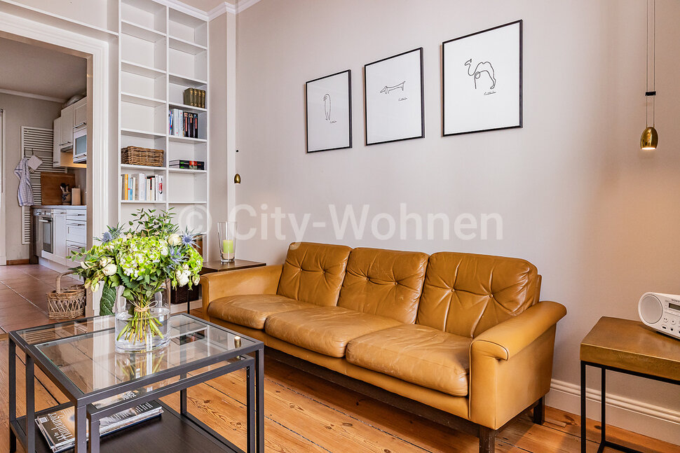moeblierte Wohnung mieten in Hamburg Eppendorf/Erikastraße.