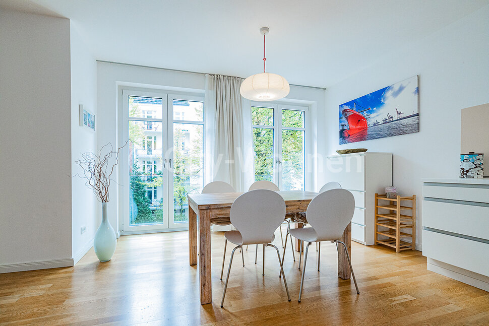 moeblierte Wohnung mieten in Hamburg Eimsbüttel/Lutterothstraße. Wohnküche