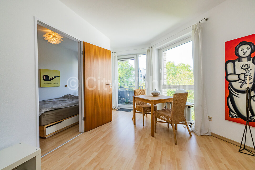 Bright apartment with balcony in HamburgWinterhude CityWohnen