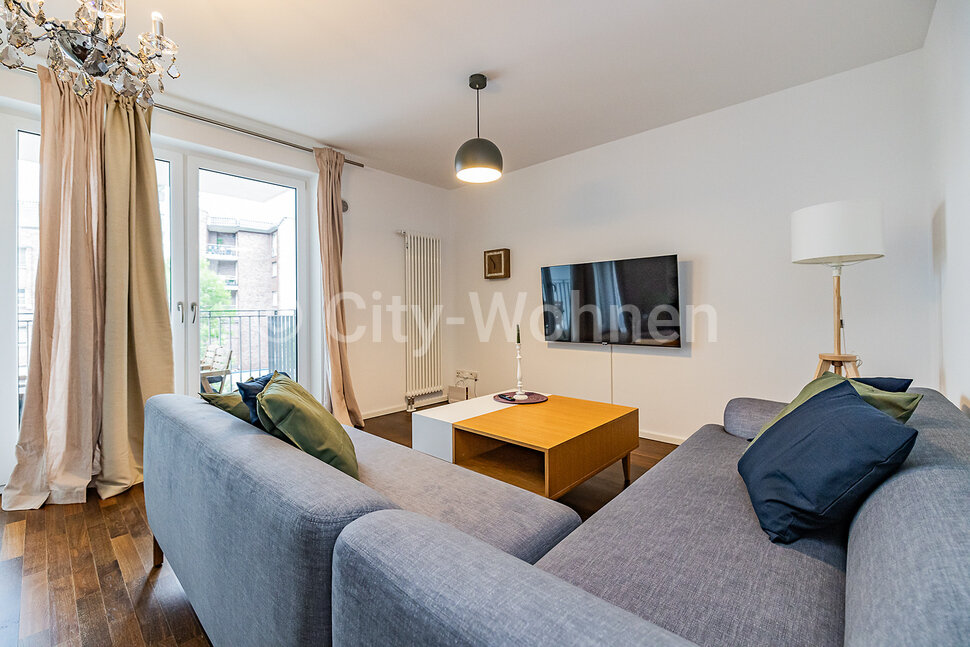 furnished apartement for rent in Hamburg Harvestehude/Grindelberg.  