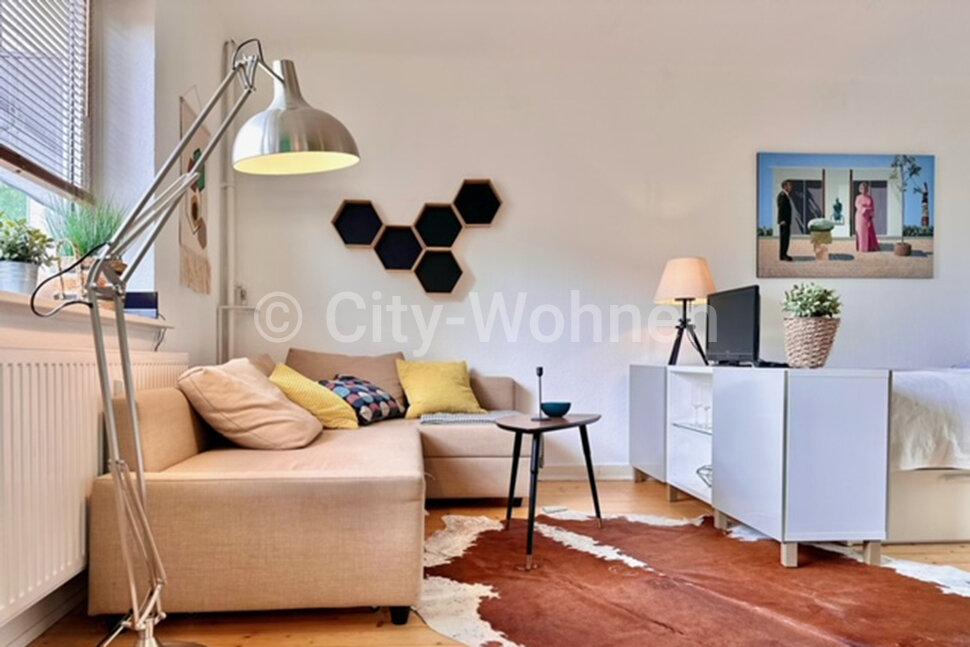 Alquilar apartamento amueblado en Hamburgo Winterhude/Winterhuder Marktplatz.  