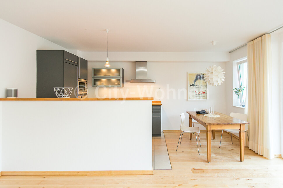 moeblierte Wohnung mieten in Hamburg Ottensen/Nöltingstraße. Wohnen & Essen