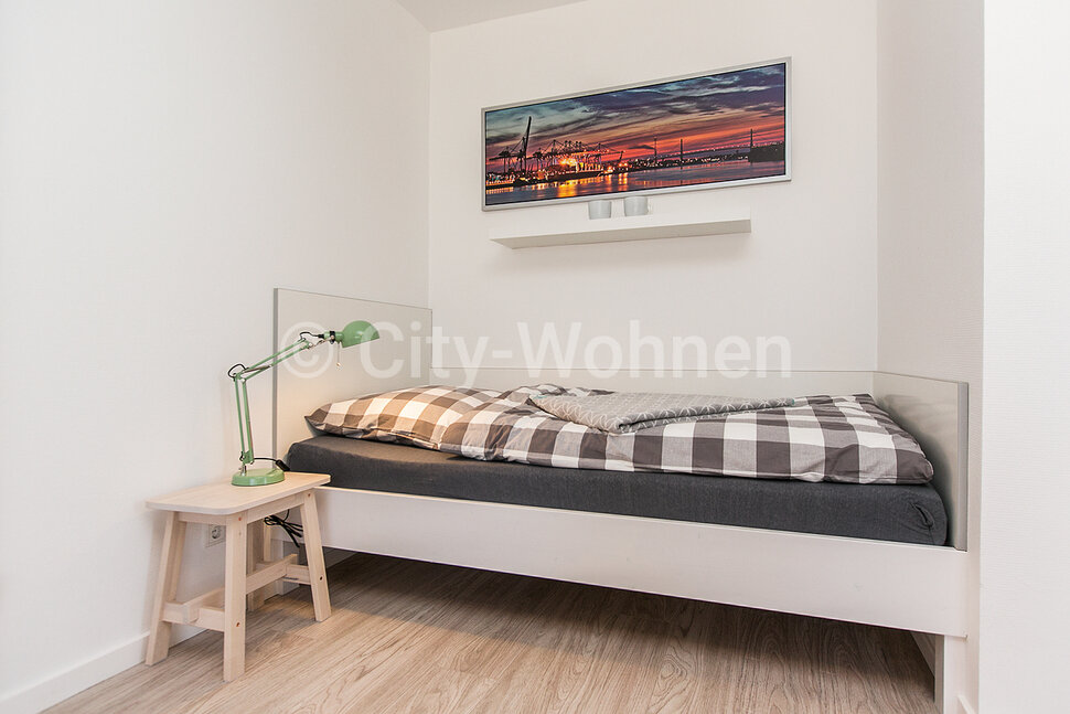 Alquilar apartamento amueblado en Hamburgo Niendorf/Sootbörn. vivir y dormir 9