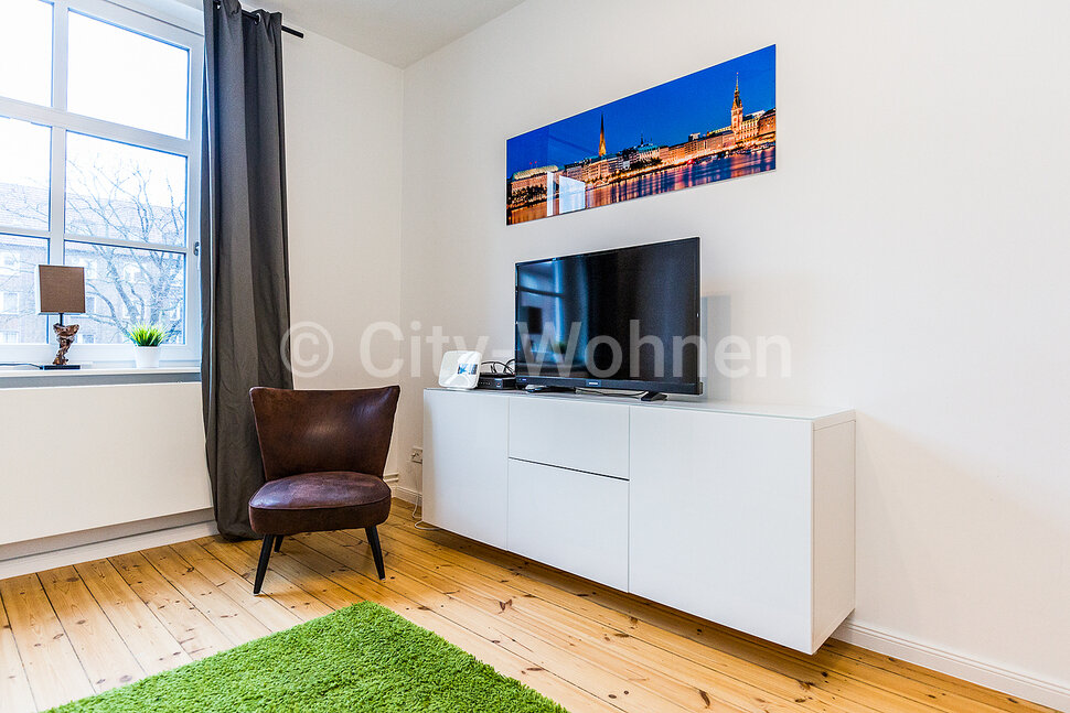 Alquilar apartamento amueblado en Hamburgo Barmbek/Pfenningsbusch. vivir y dormir
