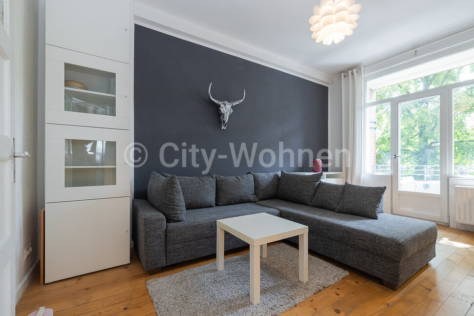 Alquilar apartamento amueblado en Hamburgo Barmbek/Lohkoppelstraße.