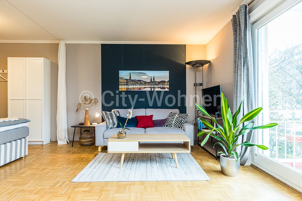 moeblierte Wohnung mieten in Hamburg Jenfeld/Bekkampsweg. Wohnen & Essen