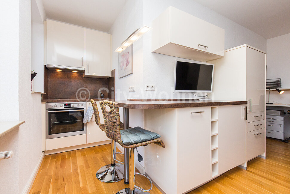 furnished apartement for rent in Hamburg Norderstedt/Ulzburger Straße.  open-plan kitchen