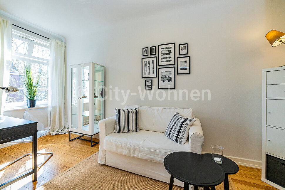 Alquilar apartamento amueblado en Hamburgo Eppendorf/Hans-Much-Weg.  vivir y trabajo