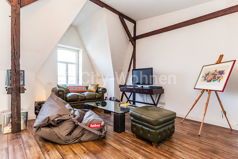 furnished apartement for rent in Hamburg Eimsbüttel/Weidenstieg.  living room