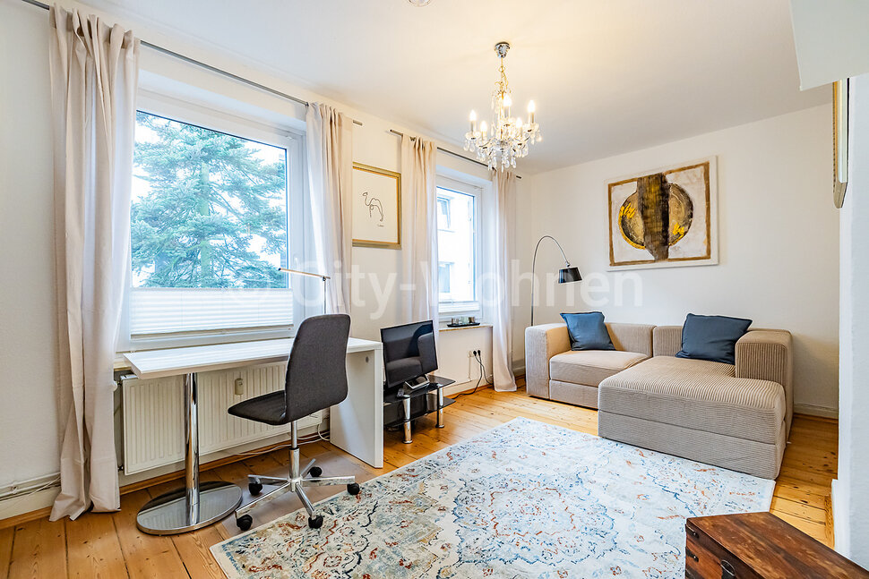 Alquilar apartamento amueblado en Hamburgo Eppendorf/Geschwister-Scholl-Straße.