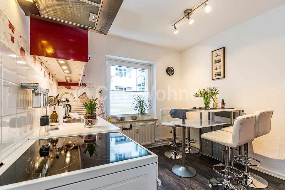 Alquilar apartamento amueblado en Hamburgo Eppendorf/Geschwister-Scholl-Straße. cocina