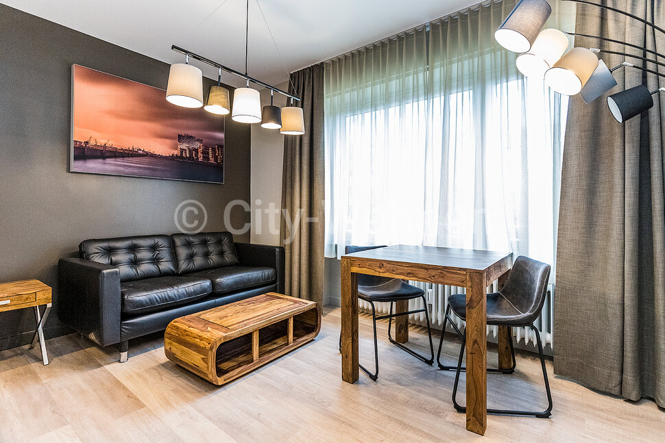 Alquilar apartamento amueblado en Hamburgo Eilbek/Roßberg.  vivir y dormir