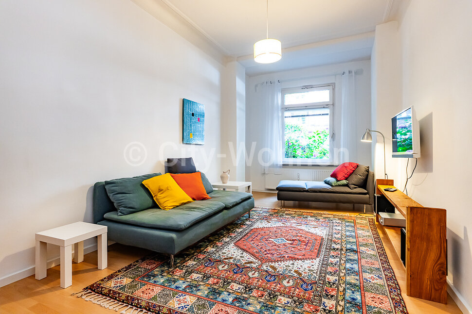 moeblierte Wohnung mieten in Hamburg Winterhude/Semperstraße.  