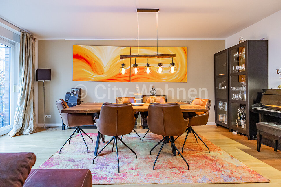 Großzügige möblierte Wohnung mit Terrasse und Garten in HamburgEilbek