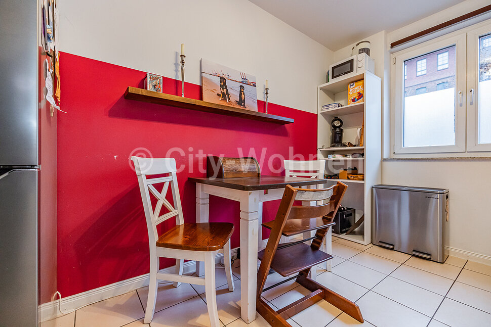 Großzügige möblierte Wohnung mit Terrasse und Garten in HamburgEilbek