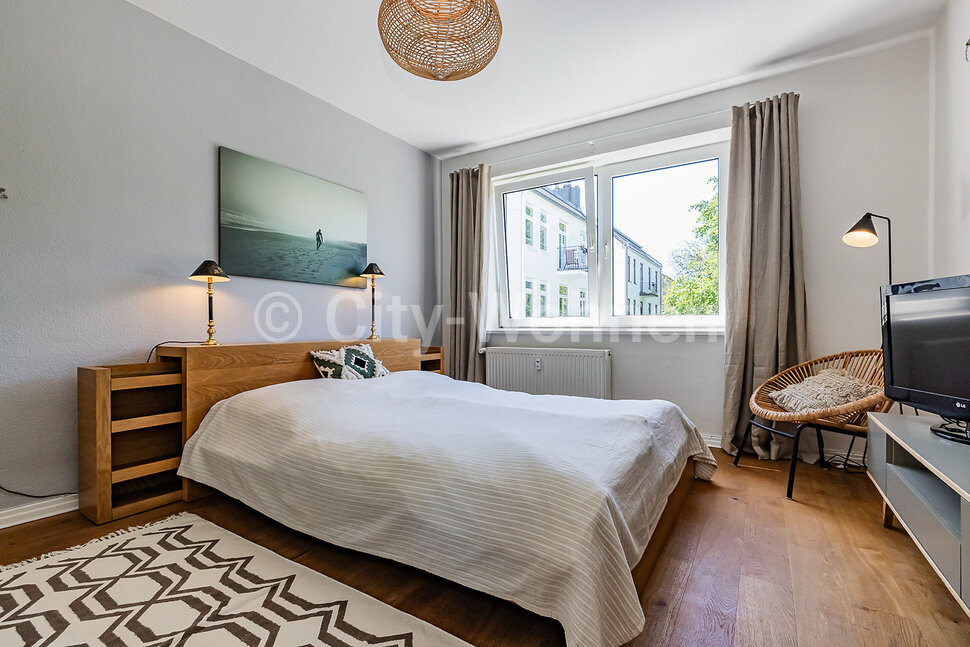 moeblierte Wohnung mieten in Hamburg Eimsbüttel/Goebenstraße.