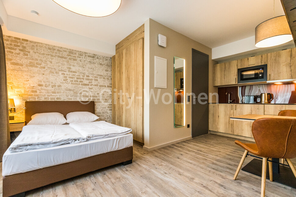 furnished apartement for rent in Hamburg Horn/Nedderndorfer Weg.  living room