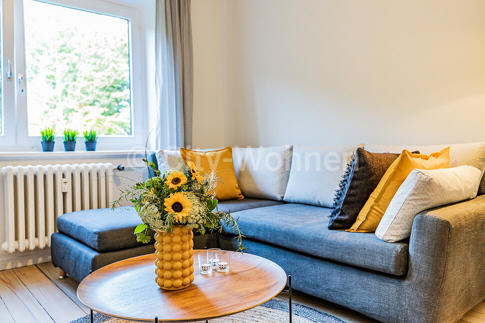 furnished apartement for rent in Hamburg Barmbek/Burmesterstraße. living room