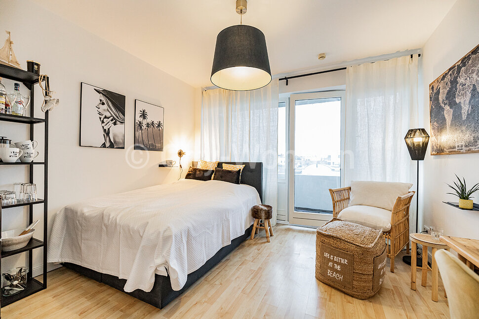 Alquilar apartamento amueblado en Hamburgo Winterhude/Ohlsdorfer Straße. vivir y comer