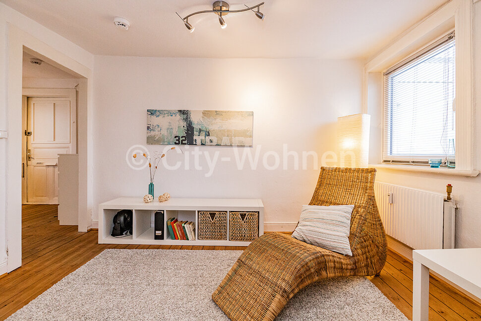 moeblierte Wohnung mieten in Hamburg Hoheluft/Christian-Förster-Straße. Wohnen & Schlafen