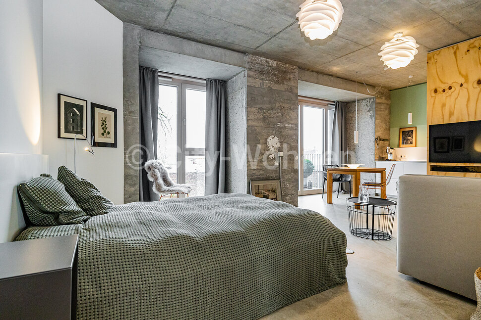 furnished apartement for rent in Hamburg Ottensen/Friedensallee. living
