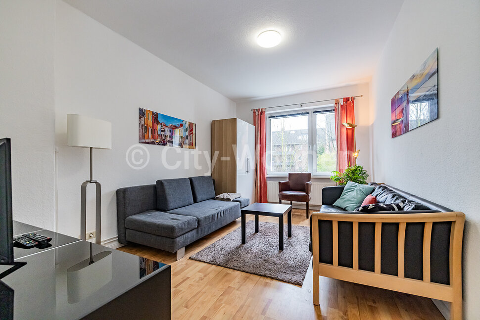 furnished apartement for rent in Hamburg Horn/Kroogblöcke.