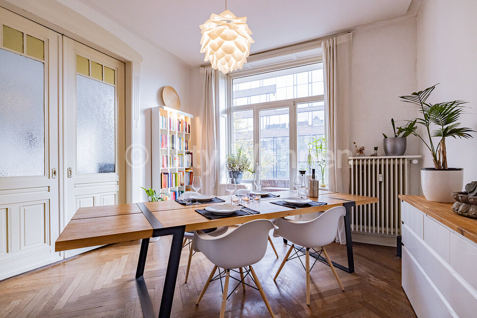 Alquilar apartamento amueblado en Hamburgo Eimsbüttel/Beim Schlump.  vivir y comer