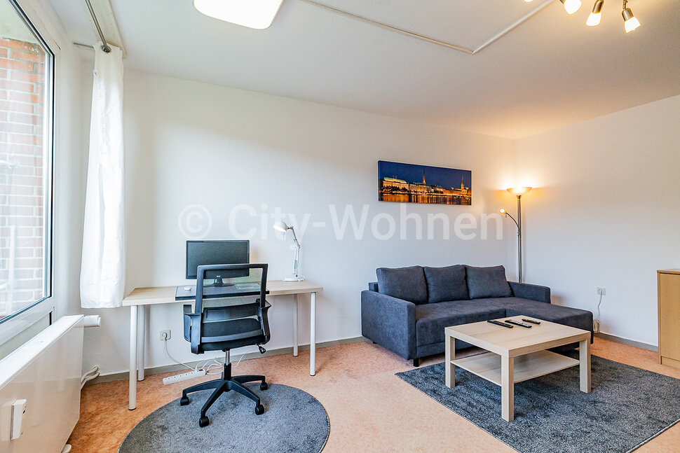 Comfortably furnished 2room apartment with balcony, quietly located in HamburgBillstedt City