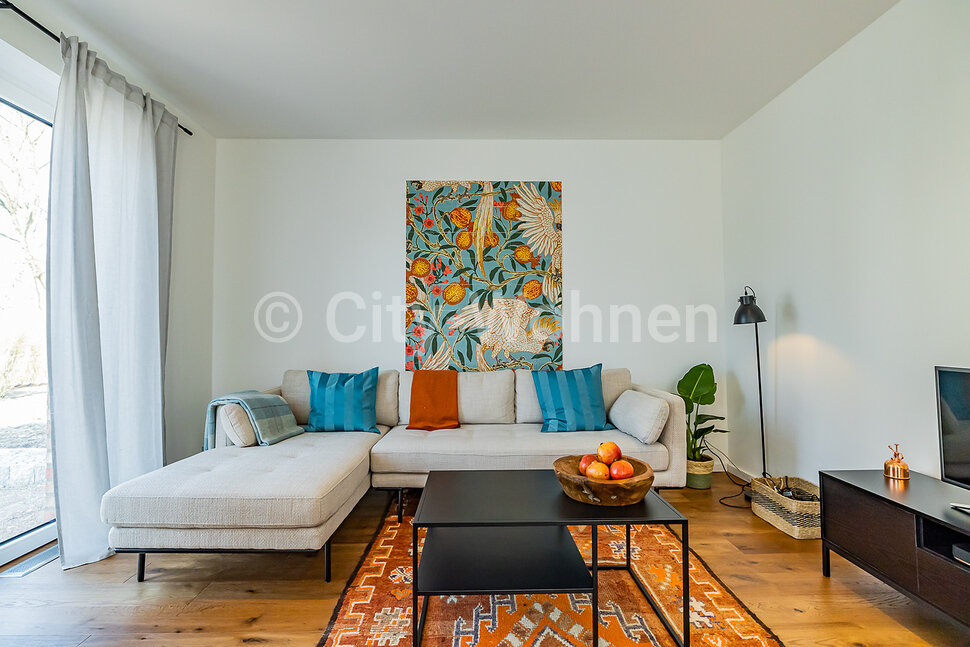 moeblierte Wohnung mieten in Hamburg Poppenbüttel/Kreienhoopsberg. Wohnen & Essen