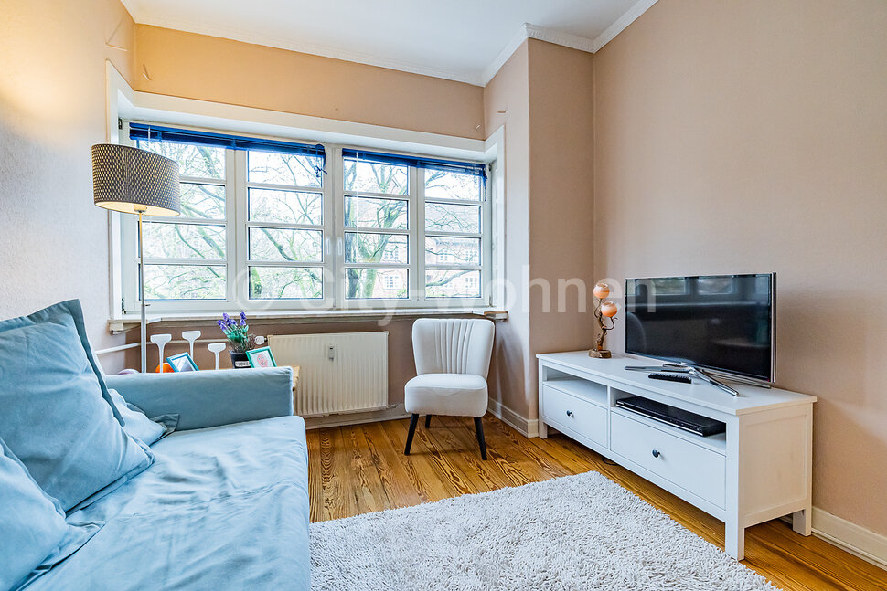 Möblierte 2 Zimmer Wohnung mit Balkon in der Hamburger Innenstadt