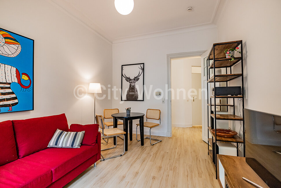 Alquilar apartamento amueblado en Hamburgo Eppendorf/Geschwister-Scholl-Str..  vivir y comer