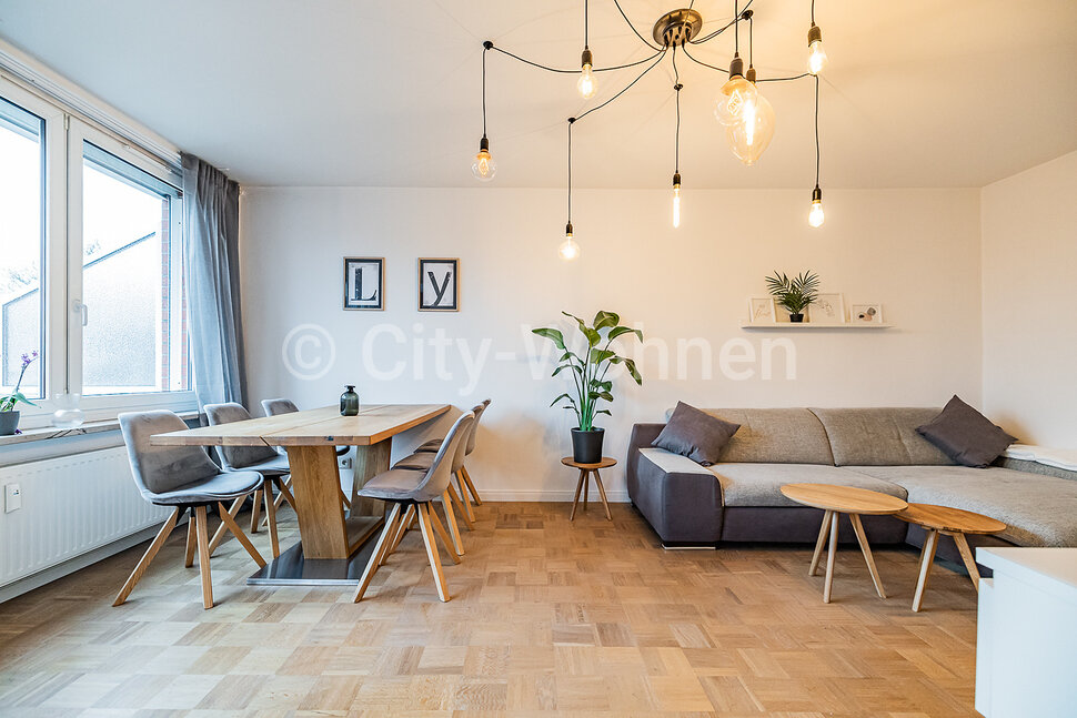moeblierte Wohnung mieten in Hamburg Groß Flottbek/Osdorfer Redder.