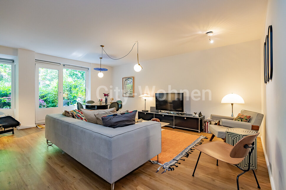 Alquilar apartamento amueblado en Hamburgo Eppendorf/Geschwister-Scholl-Straße.