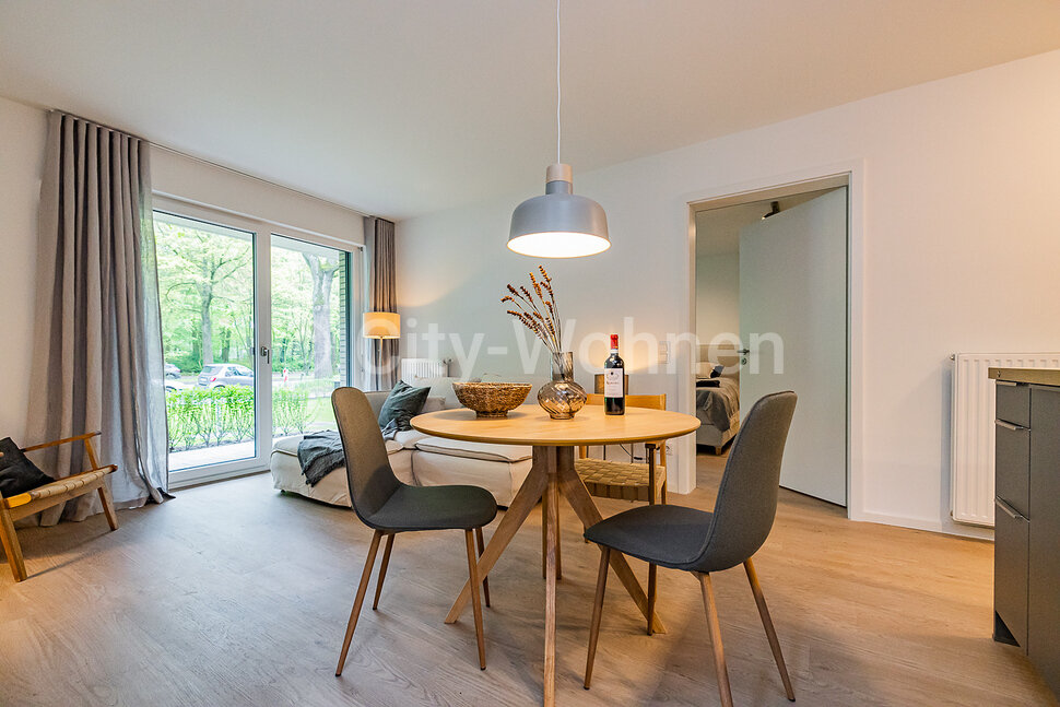 moeblierte Wohnung mieten in Hamburg Winterhude/Jahnring.