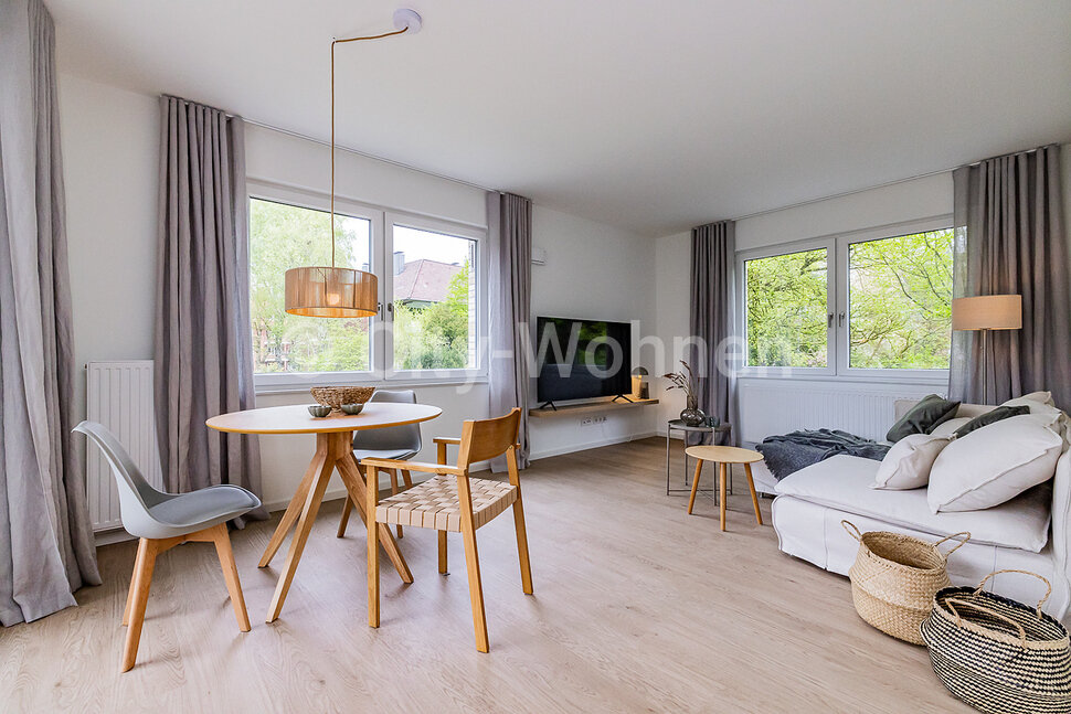 moeblierte Wohnung mieten in Hamburg Winterhude/Jahnring.
