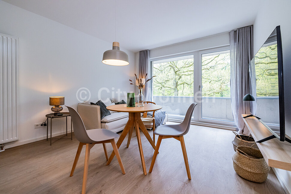moeblierte Wohnung mieten in Hamburg Winterhude/Jahnring.