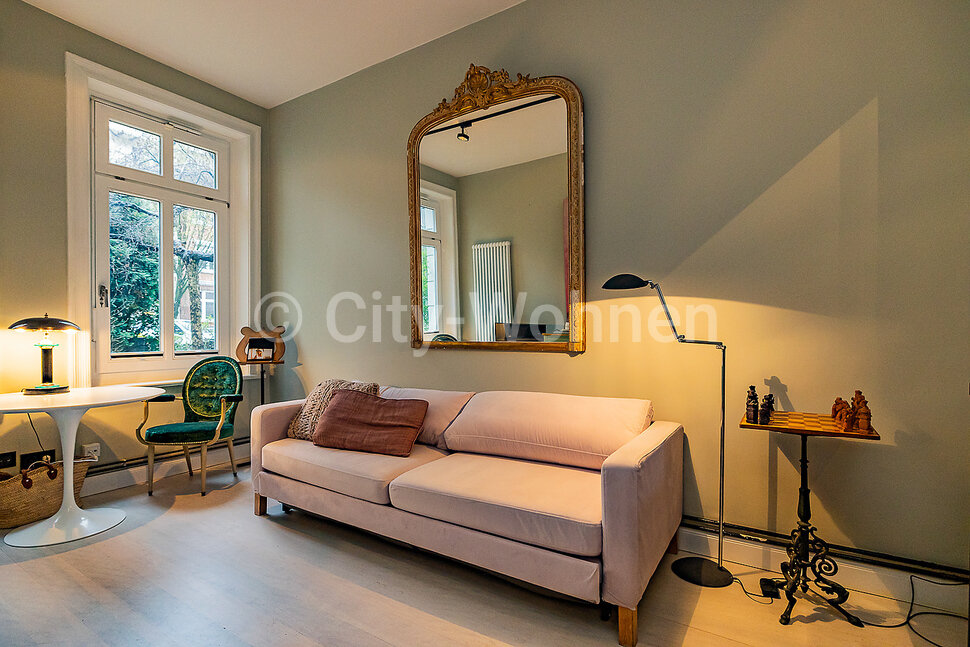 Alquilar apartamento amueblado en Hamburgo Winterhude/Geibelstraße.