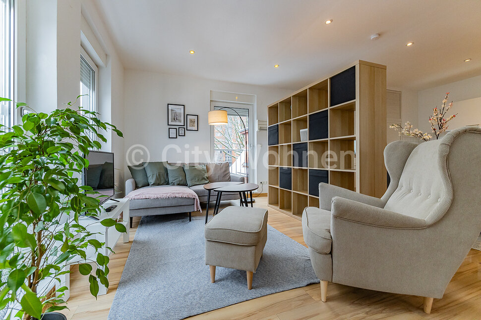 moeblierte Wohnung mieten in Hamburg Farmsen/Farmsener Höhe.