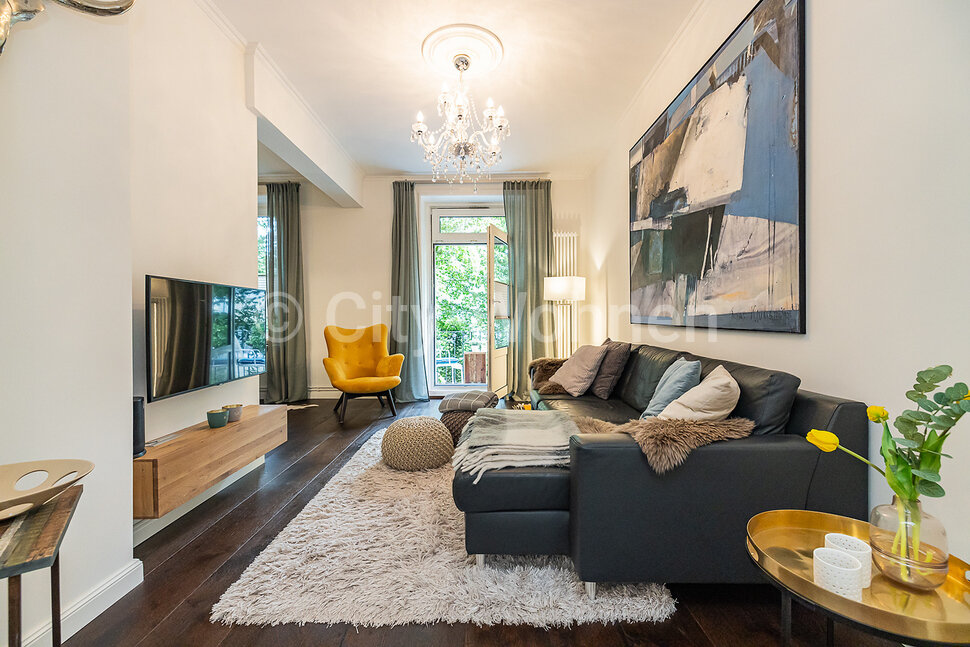 Alquilar apartamento amueblado en Hamburgo Eppendorf/Lokstedter Weg.