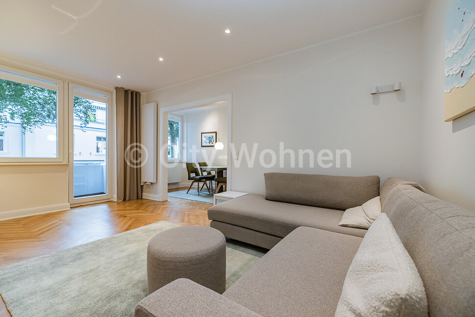 Alquilar apartamento amueblado en Hamburgo Pöseldorf/Pöseldorfer Weg.  