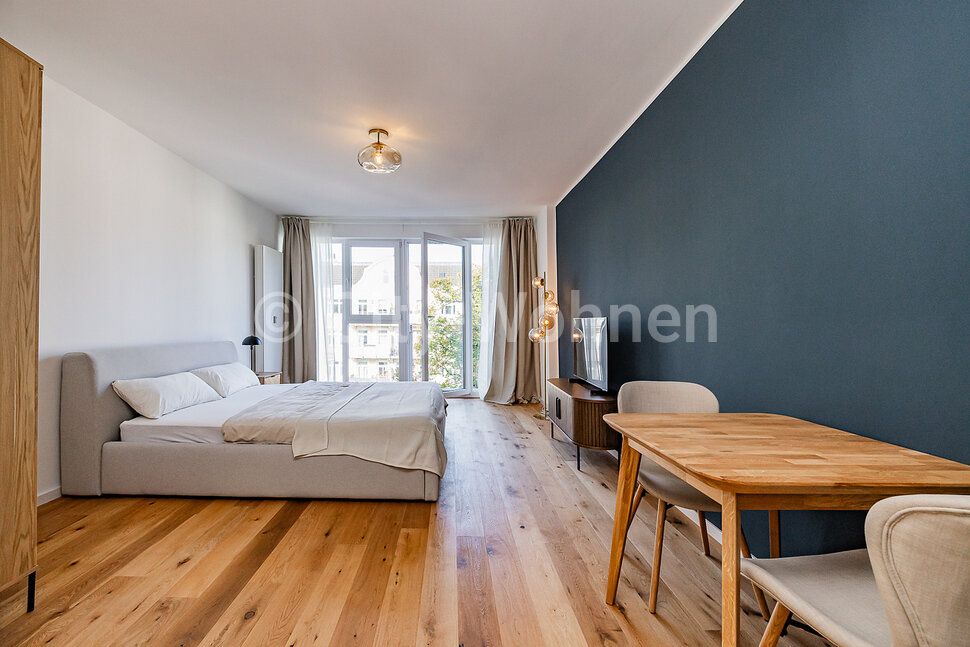 Moderne, gut ausgestattete 1Zimmer Wohnung mit Balkon und Fahrstuhl in HamburgEppendorf City