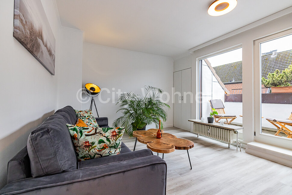 Furnished apartment with balcony in HamburgWandsbek CityWohnen