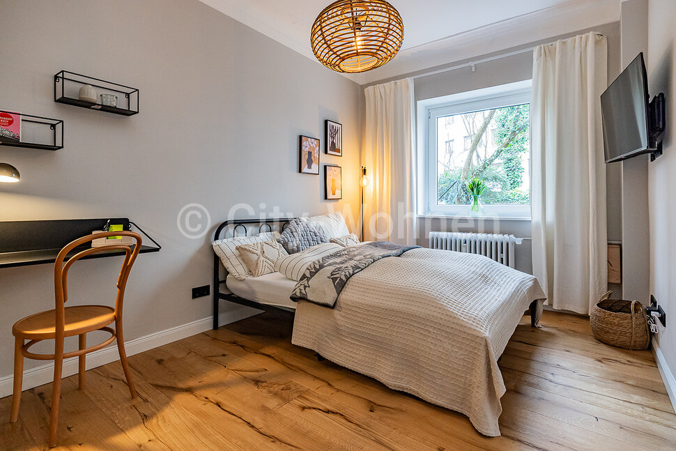 moeblierte Wohnung mieten in Hamburg Eppendorf/Winzeldorferweg.